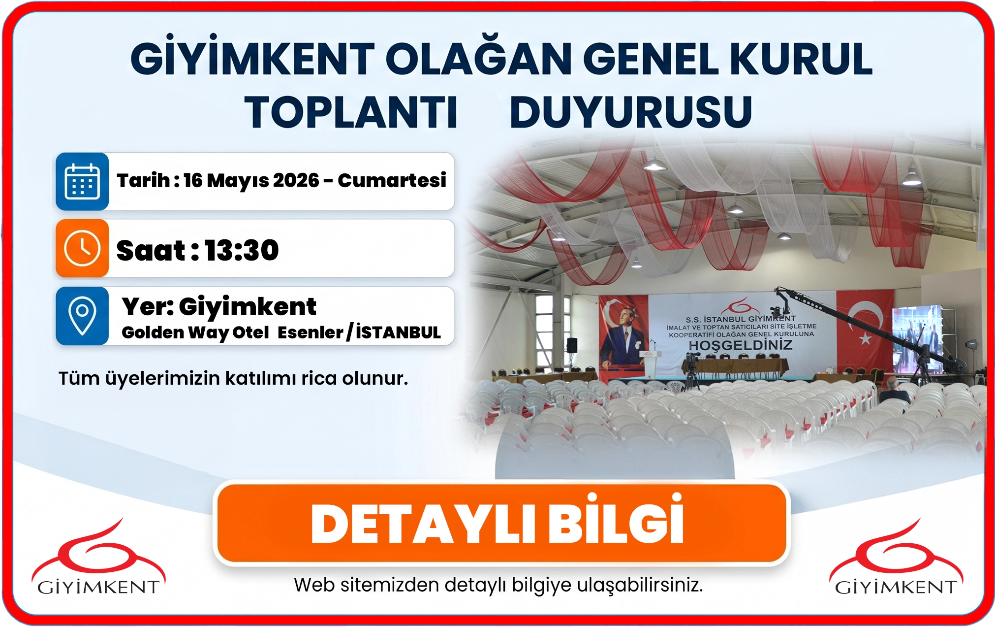 Giyimkent Genel Kurul Duyurusu